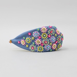 Trending Seed <b>Beads</b> Embroidered Hairband For Fashion Look Elegant Women Seed <b>Beads</b> Hairband With Detailed <b>Beading</b> - Product Image 3