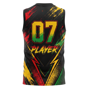 Ensemble d'uniformes de flag football 7 sur 7 personnalisés pour hommes et jeunes, maillot et short sublimés, vêtements de sport d'équipe, anti-humidité, prix de gros - Product Image 3