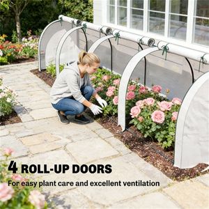 Invernadero Portátil Blanco para Jardín - Product Image 2