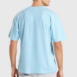 Chemises pour hommes en coton et polyester, streetwear, toutes tailles, couleur unie, logo personnalisé OEM, manches courtes, vêtements pour hommes, grande taille - Product Image 2