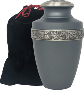 Urnas de Cremación de Latón para Adultos, Estilo Indio Hechas a Mano, Urnas Funerarias Decorativas Verdes para Hombre y Mujer, Marca SWH - Product Image 1
