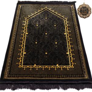 Tapis de prière islamiques de haute qualité, nouveau design, tapis d'intérieur, tapis de prière en velours Jaenamaz, tapis de prière portables, best-sellers pour le salon - Product Image 4