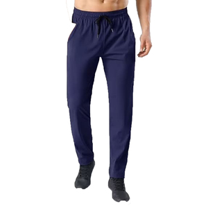 High Quality Men's <b>Slim</b> Fit <b>Jogger</b> Pants 100% Cotton Windproof Elastic Waist Drawstring Closure Comfortable Breathable Casual - Product Image 1