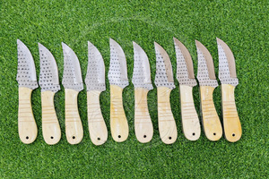 Cuchillo de hoja fija personalizable para camping en la naturaleza con funda y mango de hueso, para supervivencia al aire libre, caza y estilo vaquero, compatible con OEM, lote. - Product Image 5