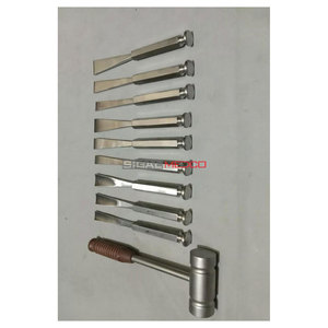 Osteotome, ciseau à os, manche en fibre, instrument chirurgical orthopédique, outil de coupe osseuse de précision, réutilisable, qualité médicale - Product Image 3