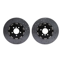Disques de frein en céramique carbone haute performance et longue durée de vie ICOOH pour VW Golf 6 R MK8