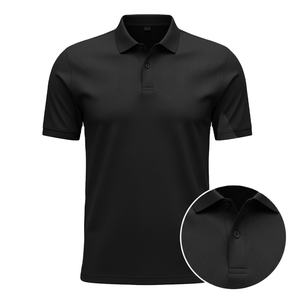 Polo pour homme en coton premium respirant, coupe confortable, impression de logo personnalisée, vente en gros, tenue décontractée à manches courtes - Product Image 5