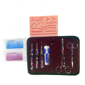 Almohadilla de Práctica de Sutura con Herramientas de Disección, Kit de Entrenamiento de Sutura Quirúrgica y Veterinaria, Kit de Sutura para Estudiantes de Medicina - Product Image 1