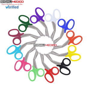 Tijeras EMT de Alta Resistencia, Tijeras para Tela en Colores Arcoíris Surtidos para Enfermeras, Manualidades, Sastrería y Uso Médico, Ultra Afiladas, de Acero Inoxidable - Product Image 3