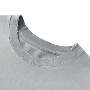 T-shirts pour hommes en coton 100% écologique, respirants, effet délavé, colorés, lourds et usés, effet soleil. - Product Image 6