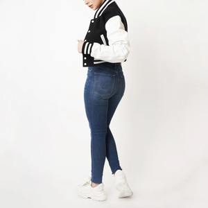 Custom Womens Chenille Breathable Cotton Long Sleeve Eco-Friendly Windproof Letter Embroidery <b>Patch</b> Baseball Letterman Jacket - Product Image 4