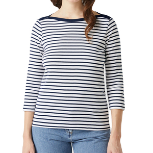 T-shirts décontractés grande taille pour femmes, confortables, col rond, manches longues, motif uni, anti-boulochage, respirants, boutonnés, écologiques - Product Image 1