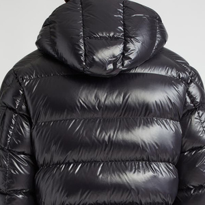 OEM Men’s Premium Puffer <b>Jacket</b> For Winter Custom Casual Outdoor Wear For Men's Windproof <b>Zipper</b> Closure Side <b>Pockets</b> Men's Coat - Product Image 5
