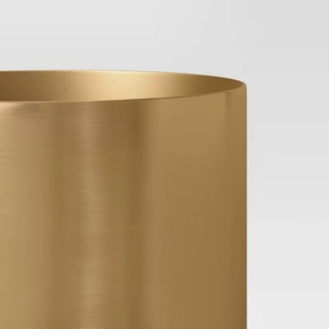 Top <b>Pick</b> Smoke Bloom Contemporary Tabletop Vase Handmade Gold Finish Geometric Design Decorative Art Piece - Product Image 2