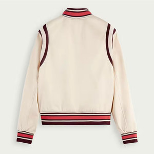 Premium Quality Customized Logo Cotton <b>Letterman</b> <b>Jacket</b> Fashion Clothing Long Sleeves Cotton <b>Letterman</b> <b>Jacket</b> - Product Image 2