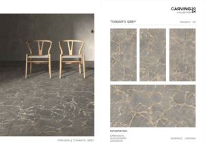 Carreaux de porcelaine émaillée texturée et polie de haute qualité, adaptés à une utilisation sur les sols et les murs en espaces étendus, dans un design contemporain. - Product Image 4