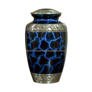 Urne funéraire adulte nuage bleu en laiton de haute qualité et souvenir pour les cendres funéraires urne commémorative décorative pour les restes humains par HHO - Product Image 4