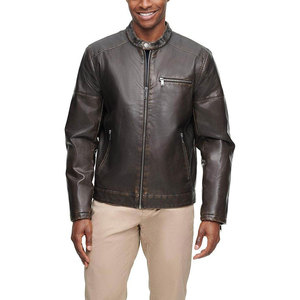 Custom Logo Design Breathable Leather <b>Jacket</b> For Men <b>Slim</b> <b>Fit</b> Best Quality Winter <b>Jacket</b> For Men - Product Image 1