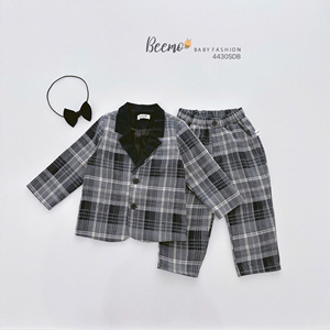 Venta al por mayor Ropa para niños Traje formal para niños Ropa para niños pequeños Traje de fiesta de boda Niños Caballero Esmoquin Conjunto de Evento de cumpleaños - Product Image 2