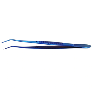 Pinzas Dentales London College de Color Azul, Antideslizantes y Resistentes a la Corrosión, Herramientas de Diagnóstico de Acero Inoxidable para Dentistas - Product Image 3