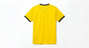 Camiseta de Fútbol Personalizada Sublimada para Hombre, Manga Corta, Cuello en V, Absorbe la Humedad, 100% Poliéster, Ropa Deportiva, Corte Regular para Adultos - Product Image 3