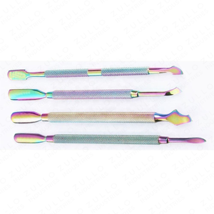 Herramienta de Acero Inoxidable de Doble Punta para Empujar y Raspar Cutículas, para Manicura y Pedicura Profesional, Limpieza y Cuidado de Piel Muerta - Product Image 4