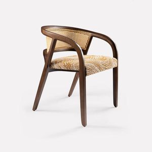 Modern Upholstered <b>Dining</b> <b>Chair</b> with Wood Frame Fabric Seat Midcentury Design Home Furniture - Product Image 2