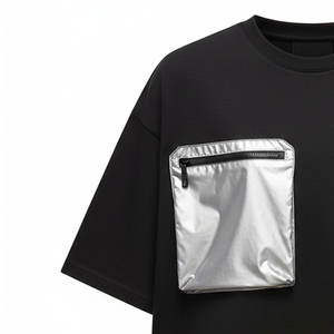 Camiseta Holgada para Hombre con Diseño de Color Personalizado y Estilo Versátil para el Día a Día - Product Image 3