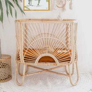 Cuna para bebé, precio más bajo, cuna de ratán sostenible, camas para niños, cunas para recién nacidos - Product Image 2