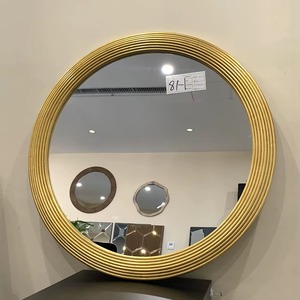 Handmade Classic Style Wood Frame with Bone Inlay Custom Round Shape Smooth Edge Wall Hanging <b>Glass</b> <b>Mirror</b> From REHMAN CRAFT - Product Image 6