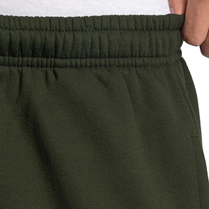 Pantalon de jogging décontracté pour homme en coton vert olive, taille élastique, poches latérales, respirant, poids moyen, idéal pour l'automne - Product Image 5