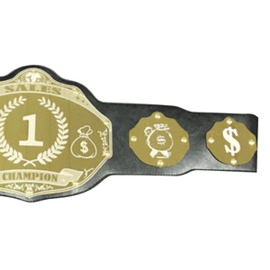 Ceinture de Champion Personnalisable de Haute Qualité Noire et Dorée – Ceinture Sportive Personnalisée Édition Collectionneur - Product Image 4