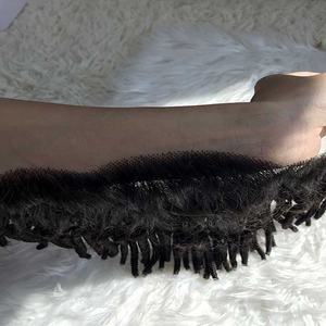 Vente en gros Extensions de cheveux humains naturels bruts Kinky Curly Transparent pour Lace Frontal Hair Kinky Curly Frontal Extensions de cheveux - Product Image 3