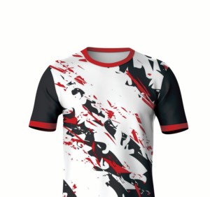 Camiseta Deportiva Unisex Moderna, Sublimada, 100% Poliéster, Manga Corta, Informal, Verano, Transpirable, Secado Rápido, con Diseño Gráfico - Product Image 4