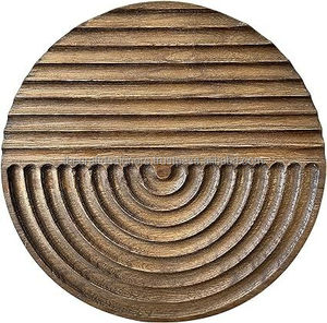 Assiette de chargeur en bois avec finition alimentaire adaptée aux repas de tous les jours Occasions spéciales et célébrations familiales - Product Image 5