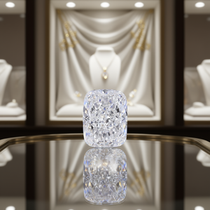 Diamant cultivé neuf certifié IGI 8.02 taille coussin VVS2 - Product Image 3