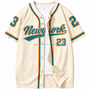 Camiseta de Béisbol Profesional con Costuras Reforzadas, Malla de Poliéster que Absorbe la Humedad, Colores Personalizados, Etiqueta Privada - Product Image 2