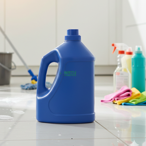 Bidon carré en plastique HDPE de haute qualité de 3,2 L avec bouchon à vis pour l'emballage de détergents et de produits chimiques - Product Image 1