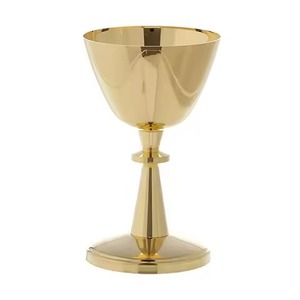 Cáliz de Metal con Acabado Vintage, Copa Religiosa para la Celebración Sagrada de la Comunión - Product Image 3