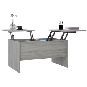 Table basse en bois d'ingénierie gris Sonoma 31.5 "x 19.7" x 16.7 "Taille - Product Image 4
