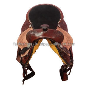 Selle de cheval en cuir véritable faite à la main pour le plaisir de l'équitation Racing pour adultes disponible au prix de gros en vrac - Product Image 4
