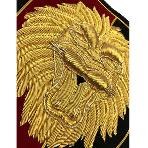Insignias Bordadas con Hilo Metálico Personalizadas de Última Moda para Hechas a Mano / Insignias Bordadas de Diseño Moderno y a la Moda al por Mayor - Product Image 3