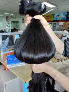 Super Oferta en Extensiones de Cabello Humano Remy Virgen Camboyano de Alta Calidad, Ondulado y con Textura Natural, Tejido a Máquina con Doble Trama - Product Image 5