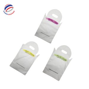 ถุงพลาสติกบรรจุน้ำดื่มแบบใช้แล้วทิ้งทำจาก HDPE ปรับแต่งได้สำหรับเครื่องดื่มที่สั่งกลับบ้านน้ำผลไม้นมโซดา - Product Image 1