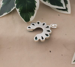 Pendentif en turquoise Kingman, pendentif en argent sterling 925, collier de bijoux bohème pour femmes, cadeau de bijoux fait main pour elle - Product Image 4