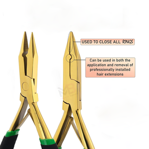Herramientas de Extensión de Cabello Natural Original de Fábrica al por Mayor: Alicates y Kit de Gancho de Bucle para Extensiones de Cabello - Product Image 6