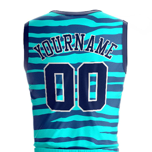 Uniforme de basket-ball 100% polyester, fabricant professionnel, service OEM, séchage rapide, respirant, durable, ensemble d'uniformes de basket-ball - Product Image 5