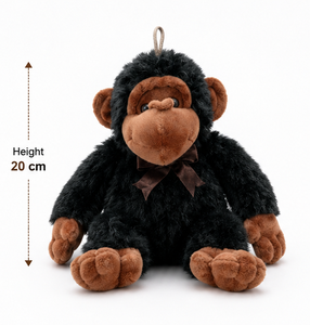 Cute Monkey Plush <b>Toy</b> <b>Soft</b> <b>Stuffed</b> Animal Kawaii Monkey Pillow Velboa Fabric Kids Gift OEM Custom Logo Available - Product Image 1