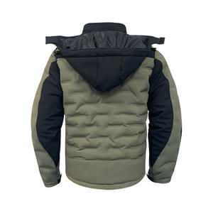 Chaqueta acolchada ligera para hombre, para invierno, mangas de nailon personalizables, precio al por mayor - Product Image 2
