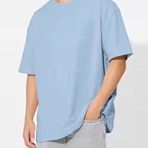 เสื้อยืดคอตตอน 100% ดีไซน์ใหม่ล่าสุด สวมใส่สบาย พิมพ์โลโก้ได้ตามต้องการ ทรงโอเวอร์ไซส์ ระบายอากาศได้ดี น้ำหนักเบา ราคาขายส่ง - Product Image 5